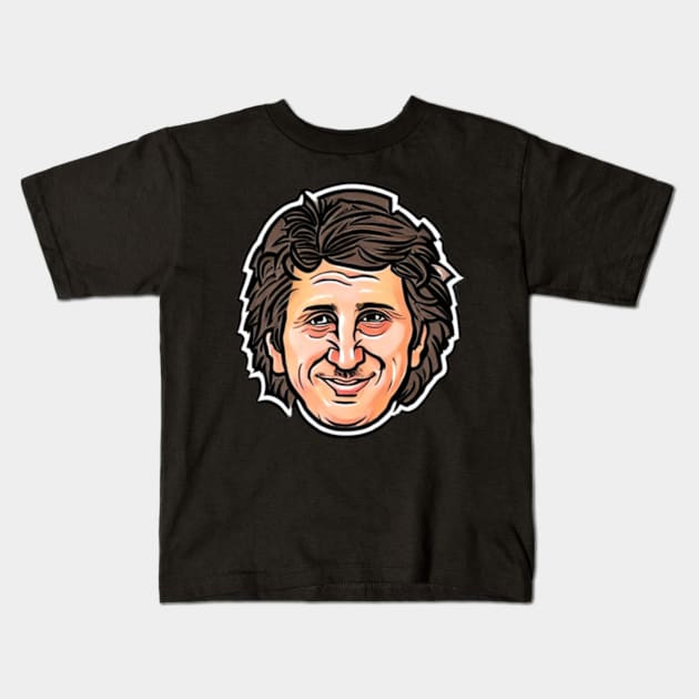 Coach Mike Leach Sticker Kids T-Shirt by MoGaballah